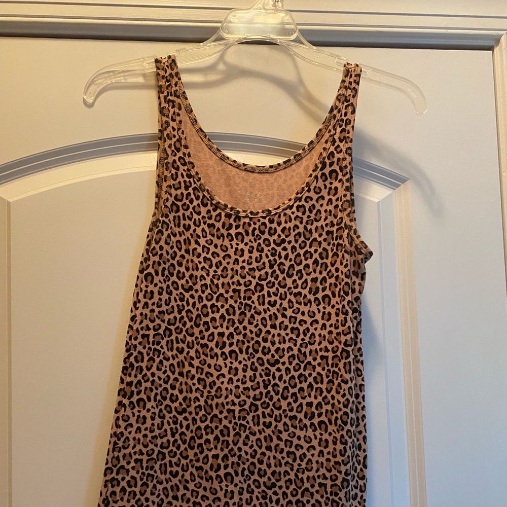 Leopard print tank